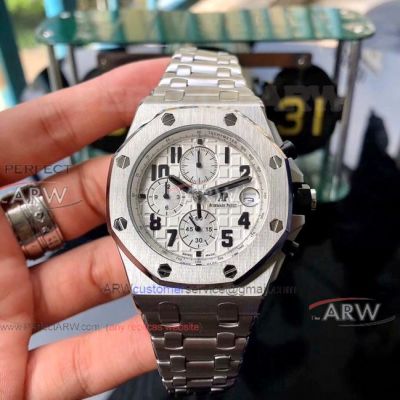 Perfect Replica Audemars Piguet Royal Oak Offshore Watch Stainless steel 42mm